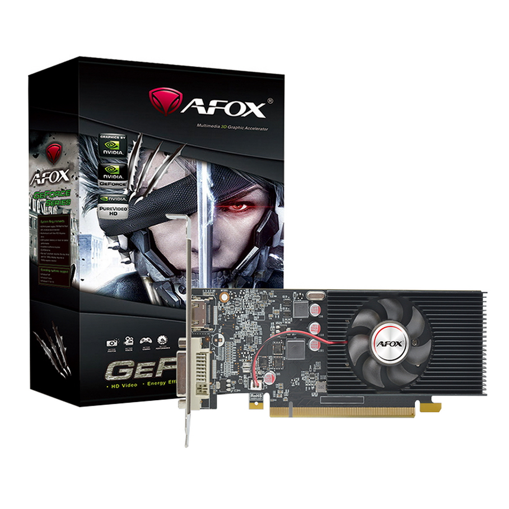 Видеокарта GeForce GT 1030, 4Gb DDR4 64bit, AFox AF1030-4096D4L5, RTL