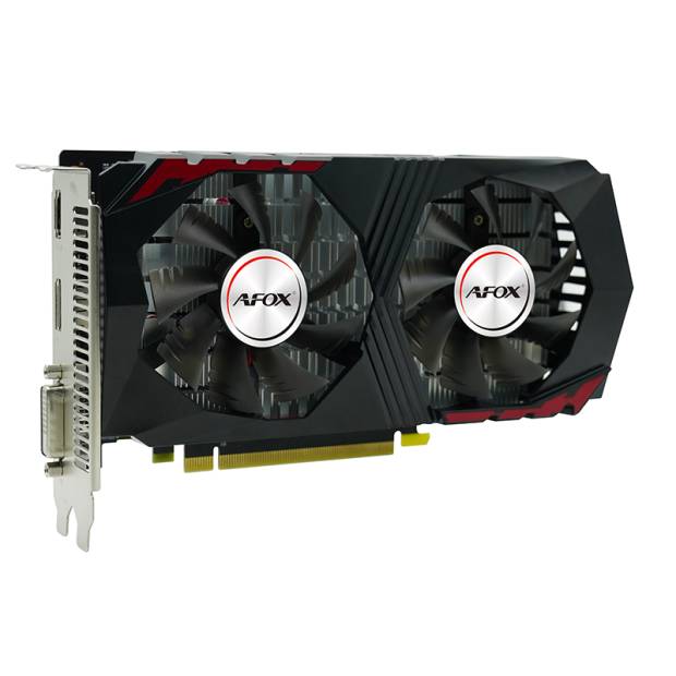Видеокарта GeForce GTX 1050 Ti, 4Gb GDDR5 128bit, AFox AF1050TI-4096D5H5-V6, RTL