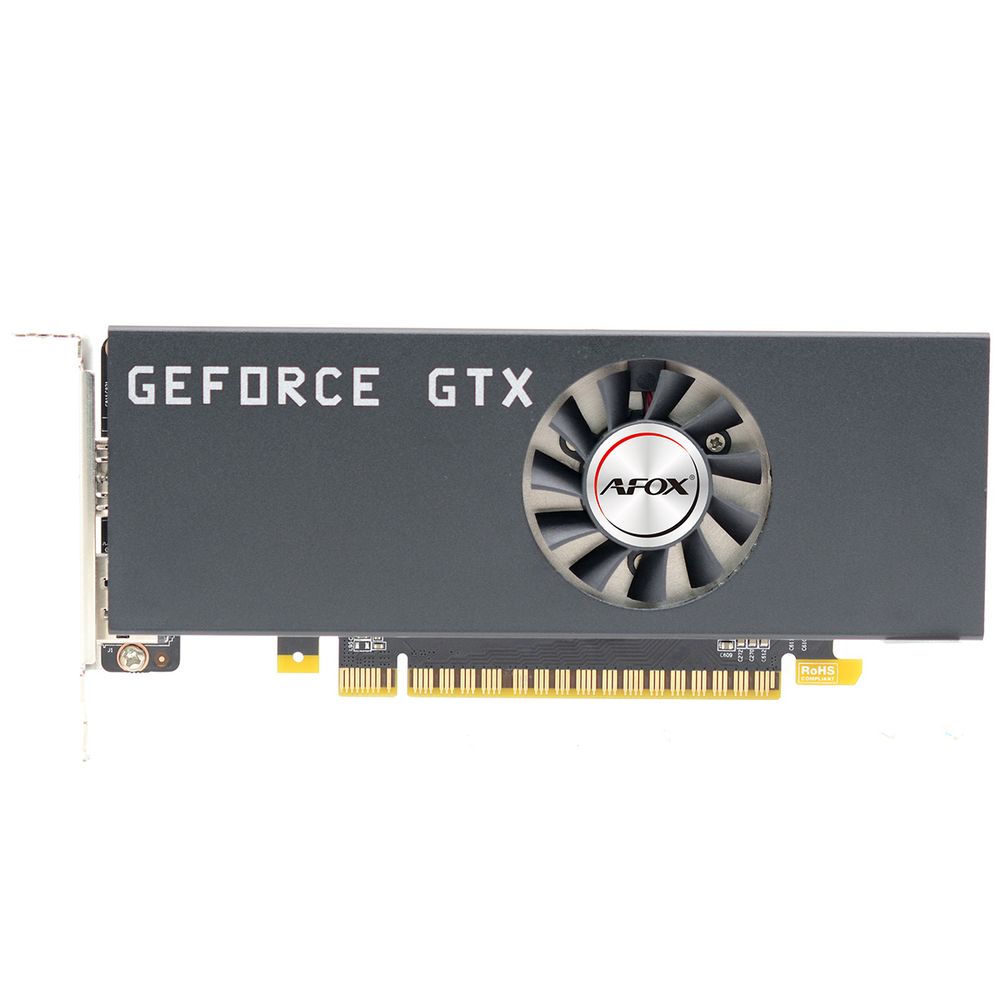 Видеокарта GeForce GTX 1050 Ti, 4Gb GDDR5 128bit, AFox AF1050TI-4096D5L5-V2, Low Profile, RTL