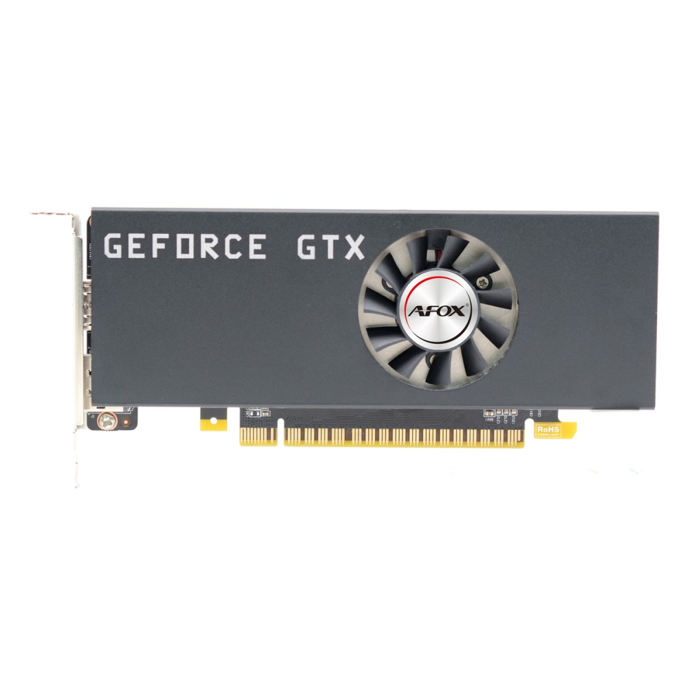 Видеокарта GeForce GTX 1050 Ti, 4Gb GDDR5 128bit, AFox AF1050TI-4096D5L5, Low Profile, RTL