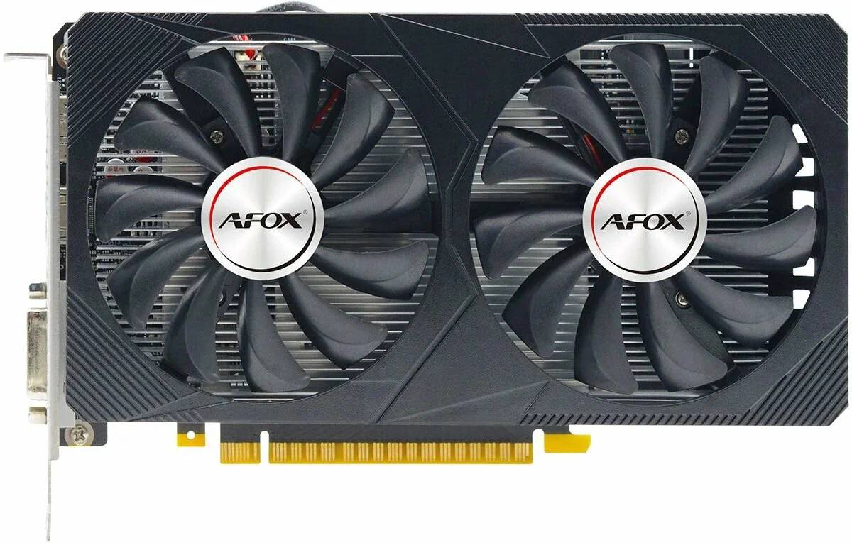 Видеокарта GeForce GTX1650, 4Gb GDDR6 128bit, Afox AF1650-4096D6H3-V6, RTL