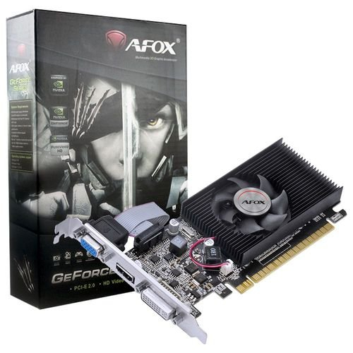Видеокарта GeForce GT 210, 1Gb GDDR3 64bit, AFox AF210-1024D3L8