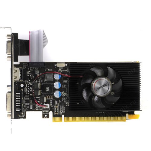 Видеокарта GeForce GT 220, 1Gb DDR3 128bit, AFox AF220-1024D3L2, RTL