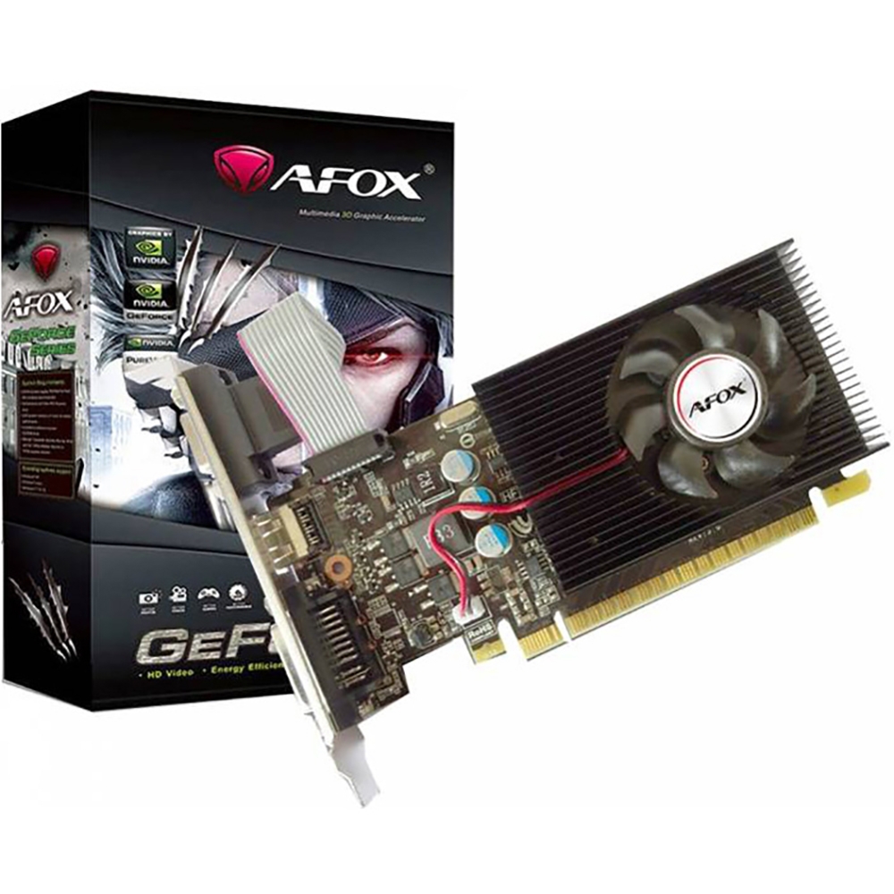 Видеокарта GeForce GT 710, 2Gb DDR3 64bit, AFox AF710-2048D3L5-V3, RTL