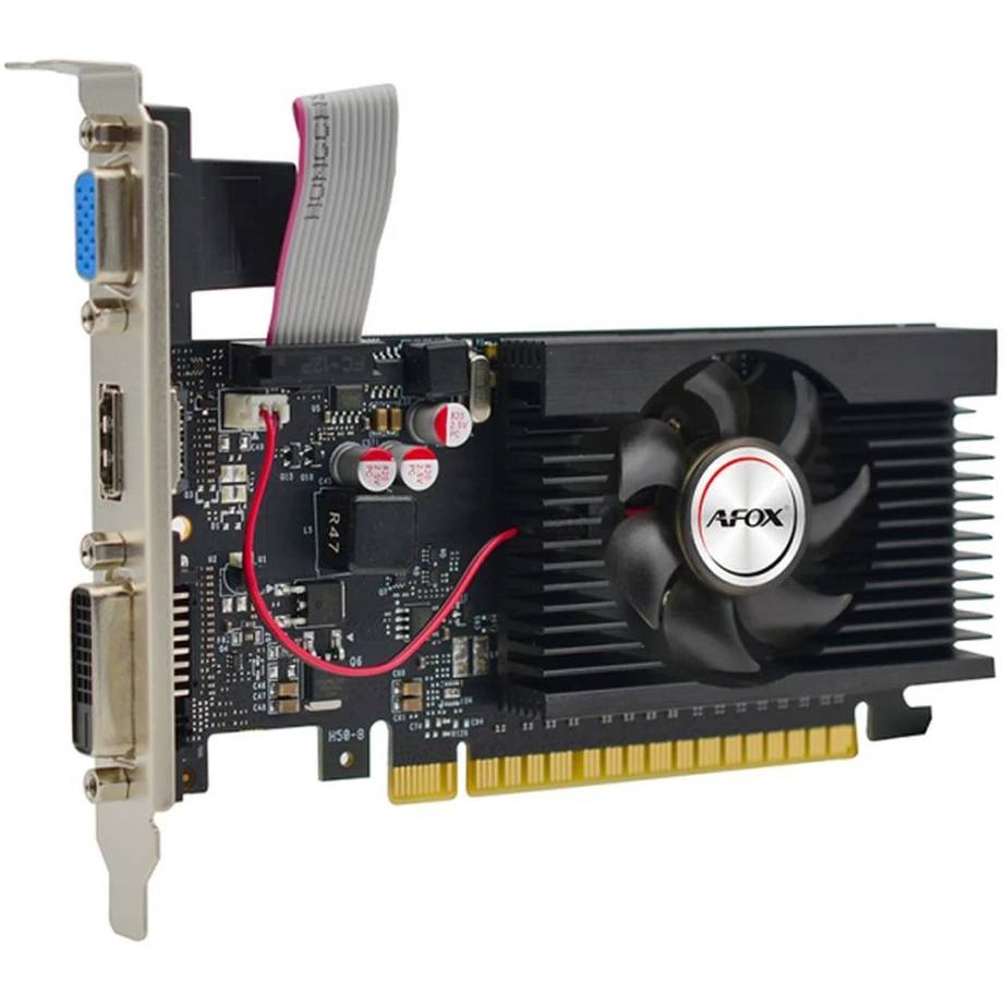 Видеокарта GeForce GT 710, 4Gb GDDR3 64bit, AFox AF710-4096D3L5-V3, RTL
