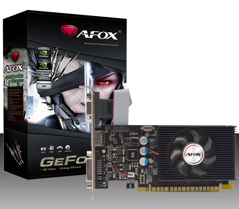 Видеокарта GeForce GT 730, 1Gb GDDR3 64bit, AFox AF730-1024D3L7-V1