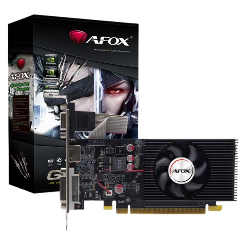 Видеокарта GeForce GT 730, 4Gb GDDR3 128bit, AFox AF730-4096D3L3, RTL