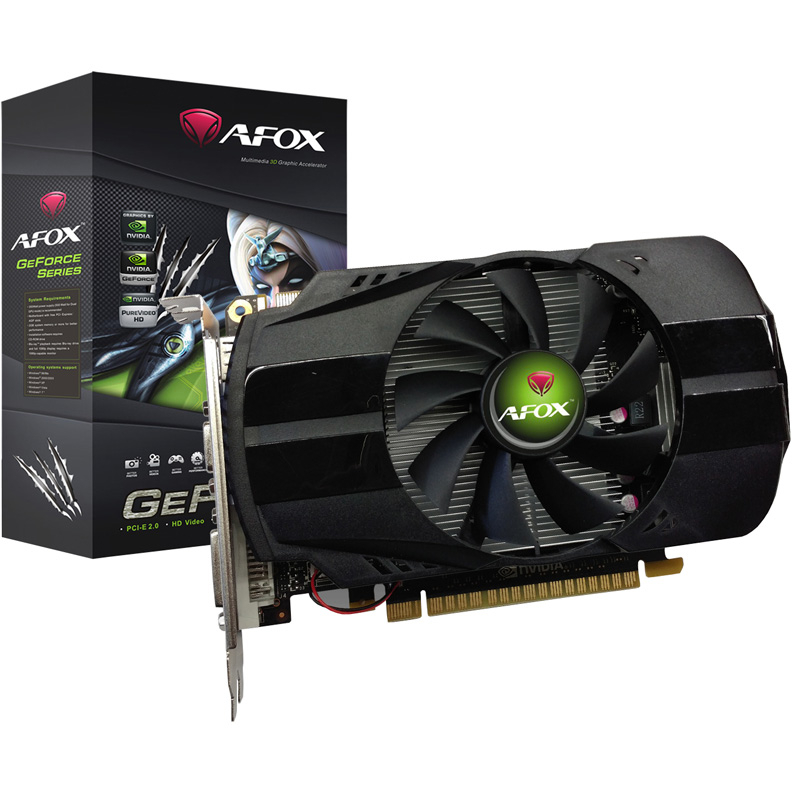 Видеокарта GeForce GT 730, 4Gb GDDR5 128bit, AFox AF730-4096D5H5 , RTL