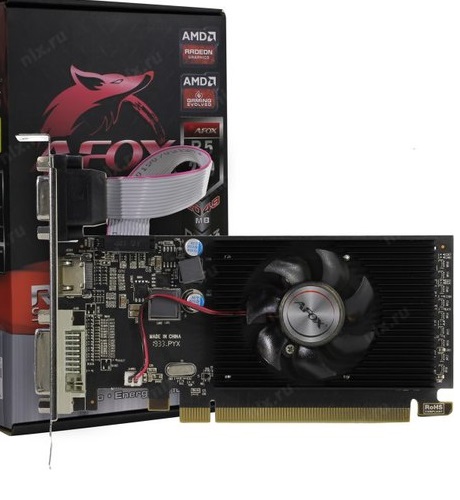 Видеокарта Radeon R5 230, 2Gb GDDR3 64bit, AFox AFR5230-2048D3L5, RTL