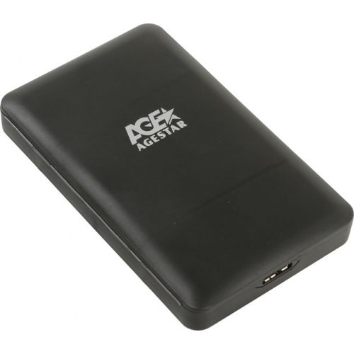 Внешний BOX AgeStar 3UB2P3, 2.5", SATA - USB 3.0, черный