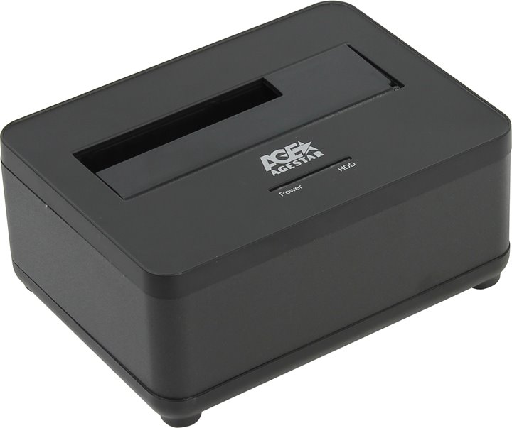 Док-станция для HDD AGEStar 3UBT7, SATA - USB3.0, черный