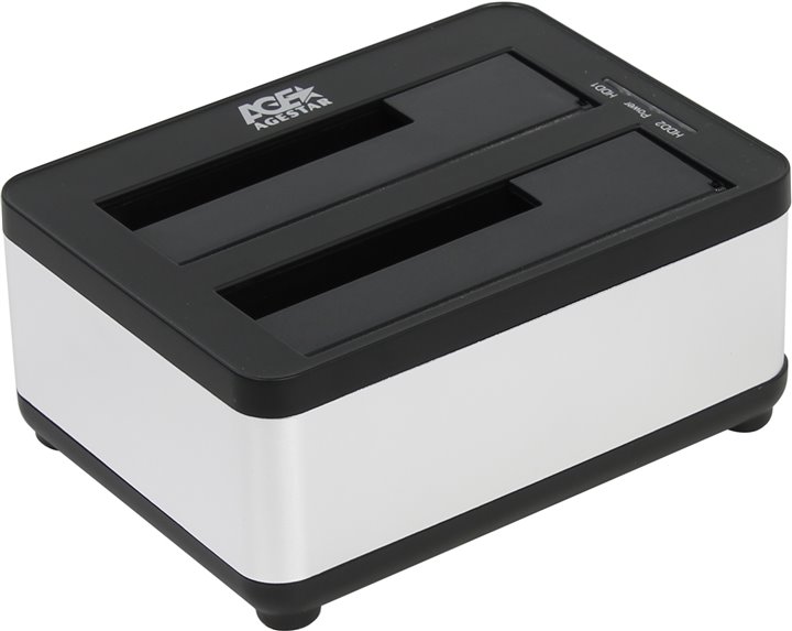 Док-станция для HDD AGEStar 3UBT8, SATA III - USB3.0, серебро