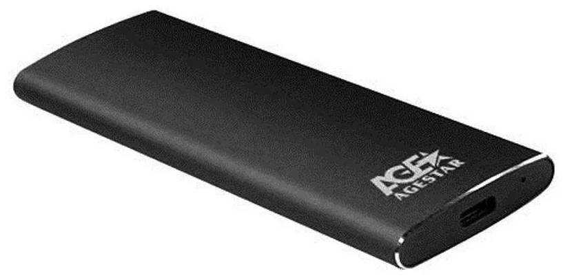 Внешний BOX AgeStar 3UBNF2C, M.2, SATA - USB3.0, черный
