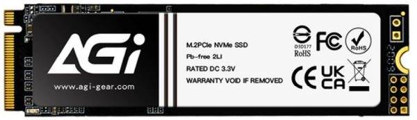 2Tb SSD AGI AI828 AGI2T0G44AI828, (7400/6700), NVMe M.2
