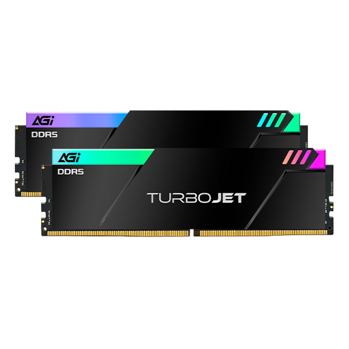Оперативная память 32Gb AGI UD858 TURBOJET RGB AGI7CPC16UD858, DDR V, PC-60800, 7600MHz, kit 2x16Gb