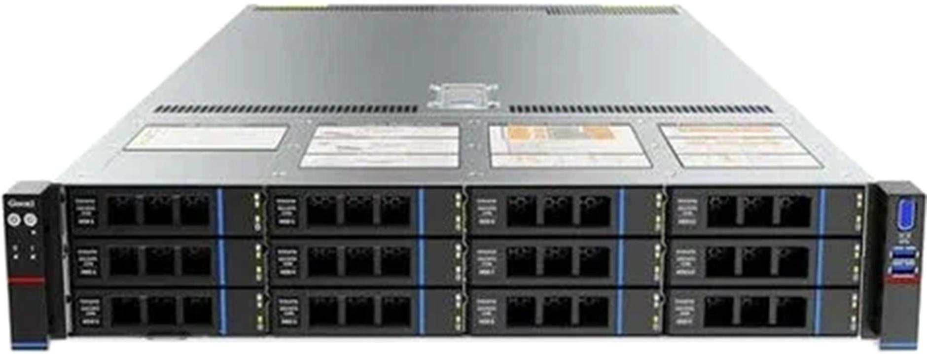 Серверная платформа Gooxi SL201-D12R-NV-G4 (0.95.002.0105) 2xLGA4677, C741, 32xDDR V ECC, 14x2.5"/12x3.5", 1300Вт HS, 2U