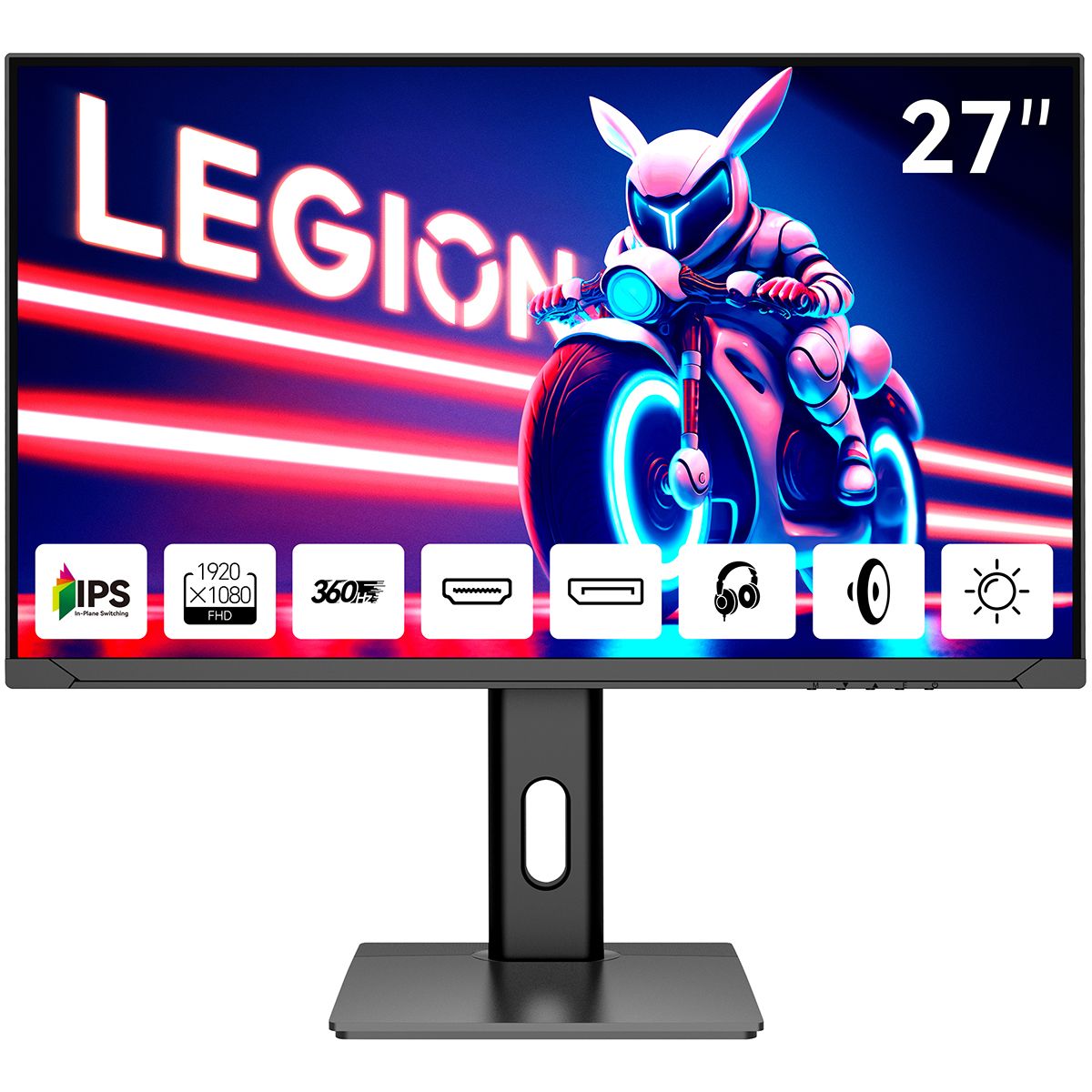 Монитор 27" Aiwa MD2710 Black, 1920x1080, IPS, 360Hz, Speakers (2xHDMI, 2xDP)