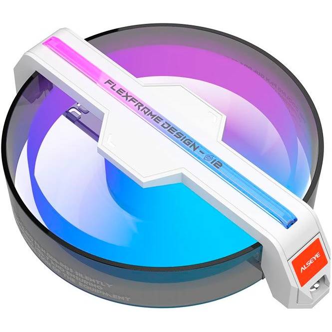 Вентилятор 12x12см Alseye 12(DM12)-W (Clear Frame) AS.04.10.0004, белый