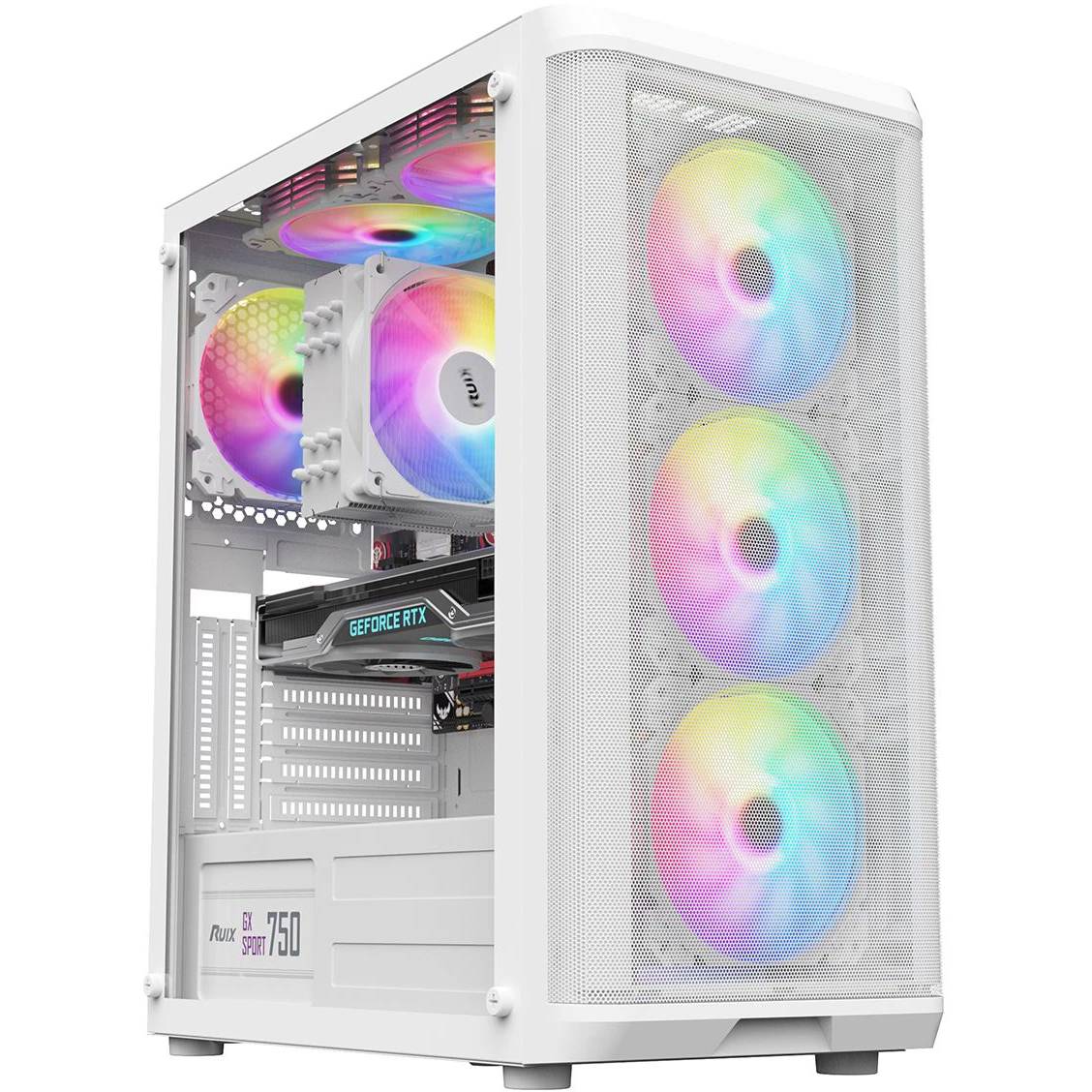 Корпус Alseye Audin-WH White (AS.07.0179), без БП, ATX