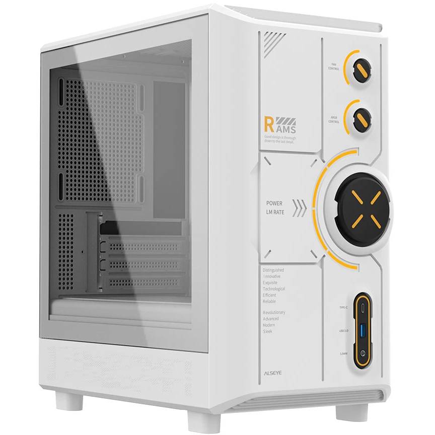 Корпус Alseye RAMS 2.0 240-W, без БП, mATX