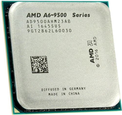 Процессор AMD A6 9500, 3.5GHz, AM4, 2 cores, SVGA, OEM