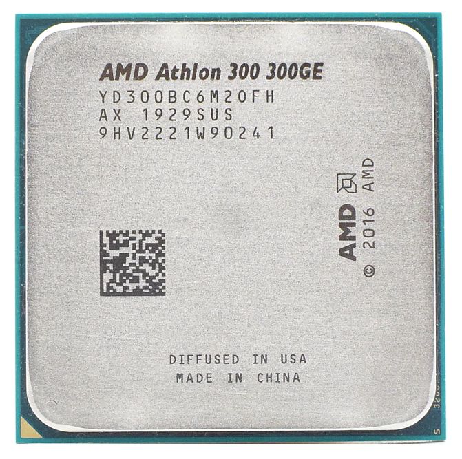 Процессор AMD Athlon 300GE, 3.4GHz, AM4, 2 cores, SVGA