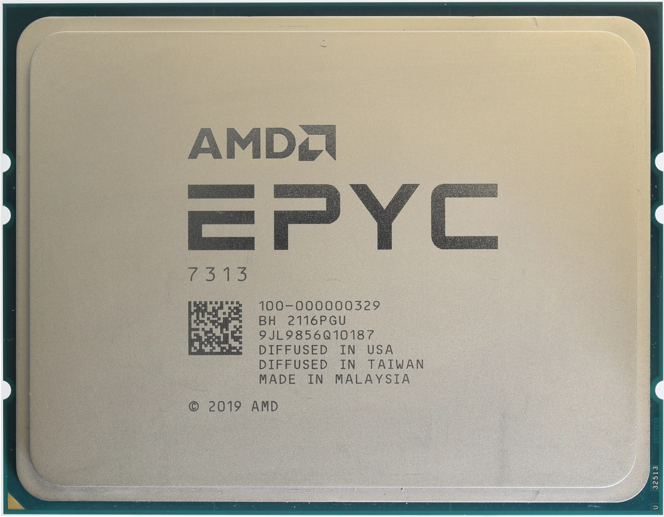 Процессор AMD EPYC 7313, 3.0GHz, SP3, 16 cores, OEM