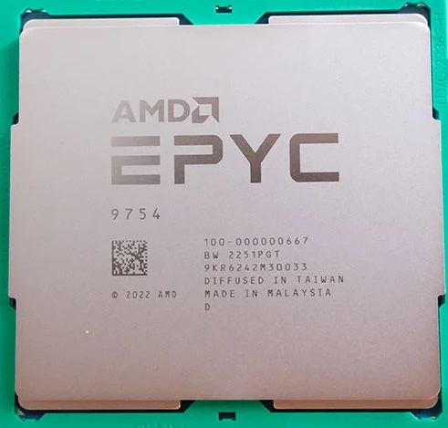 Процессор AMD EPYC 9754, 2.25GHz, SP5, 128 cores, OEM