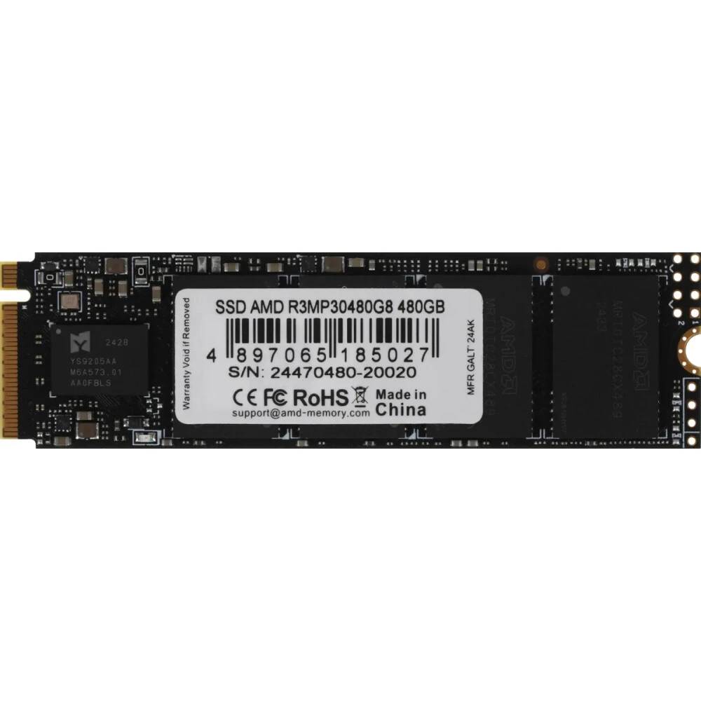 480Gb SSD AMD Radeon R3 R3MP30480G8, NVMe M.2