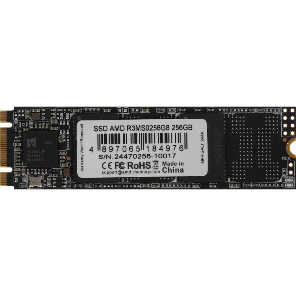 256Gb SSD AMD Radeon R3 R3MS0256G8, SATA M.2