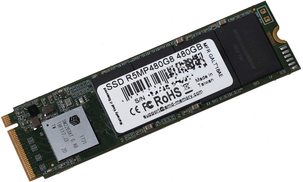 480Gb SSD AMD Radeon R5 R5MP480G8, (2100/1600), NVMe M.2