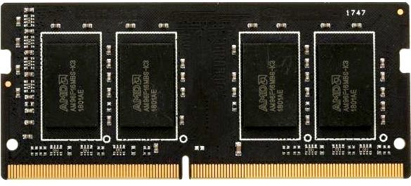 Оперативная память для ноутбука 4Gb AMD Radeon R7 Performance R744G2400S1S-U, SODIMM DDR IV, PC-19200, 2400MHz