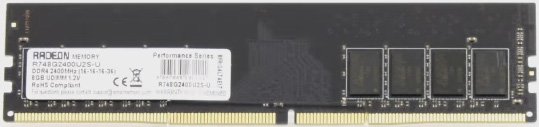Оперативная память 8Gb AMD R748G2400U2S-U, DDR IV, PC-19200, 2400MHz