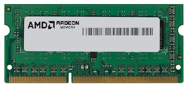 Оперативная память для ноутбука 4Gb AMD Radeon R9 Gamer R944G3206S1S-UO, SODIMM DDR IV, PC-25600, 3200MHz