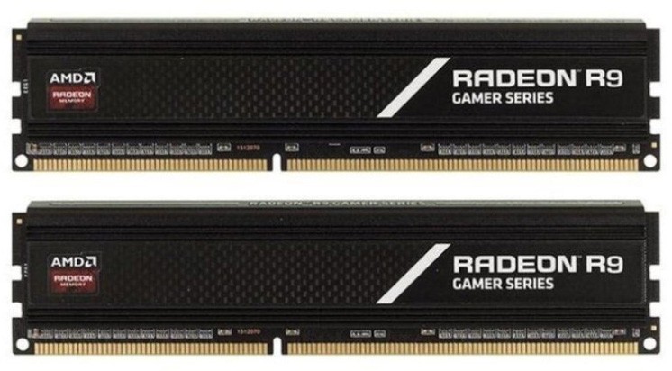 Оперативная память 16Gb AMD Radeon R9 Gamer R9S416G3606U2K, DDR IV, PC-25600, 3600MHz, kit 2x8Gb