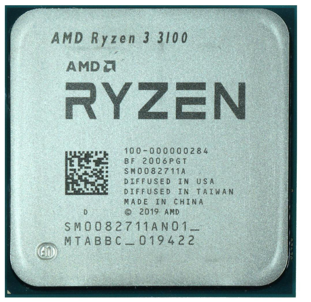 Процессор AMD Ryzen 3 3100, 3.6GHz, AM4, 4 cores, OEM