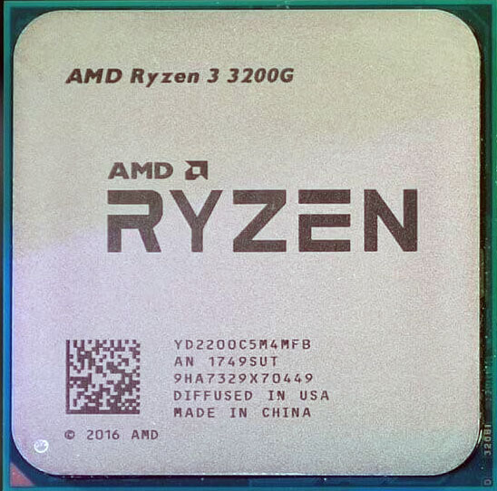 Процессор AMD Ryzen 3 3200G BOX, 3.6GHz, AM4, 4 cores, SVGA, BOX