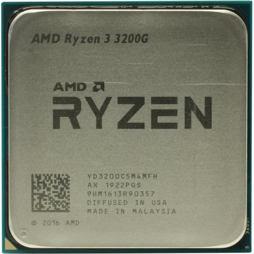 Процессор AMD Ryzen 3 3200G, 3.6GHz, AM4, 4 cores, SVGA, OEM
