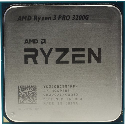 Процессор AMD Ryzen 3 PRO 3200G, 3.6GHz, AM4, 4 cores, SVGA, OEM