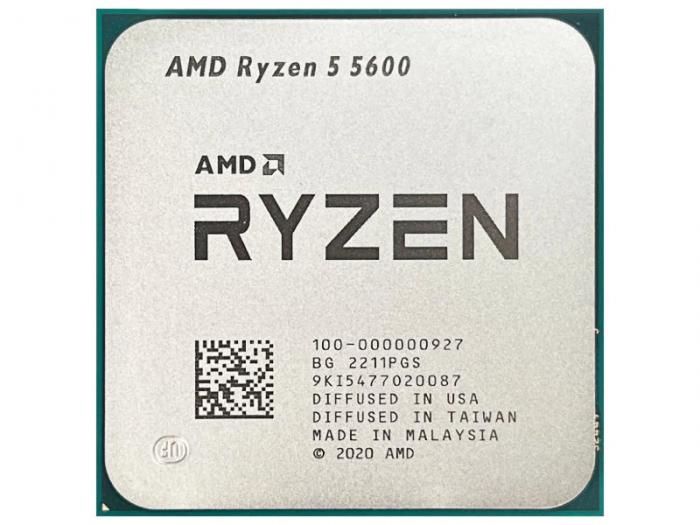 Процессор AMD Ryzen 5 5600, 3.5GHz, AM4, 6 cores, OEM