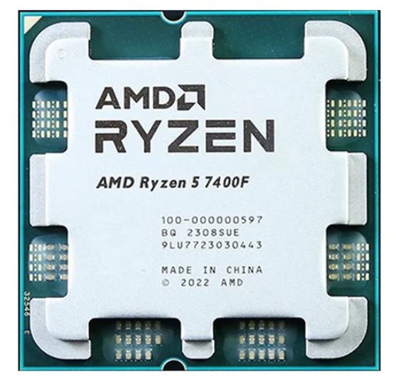 Процессор AMD Ryzen 5 7400F, 3.7GHz, AM5, 6 cores, OEM