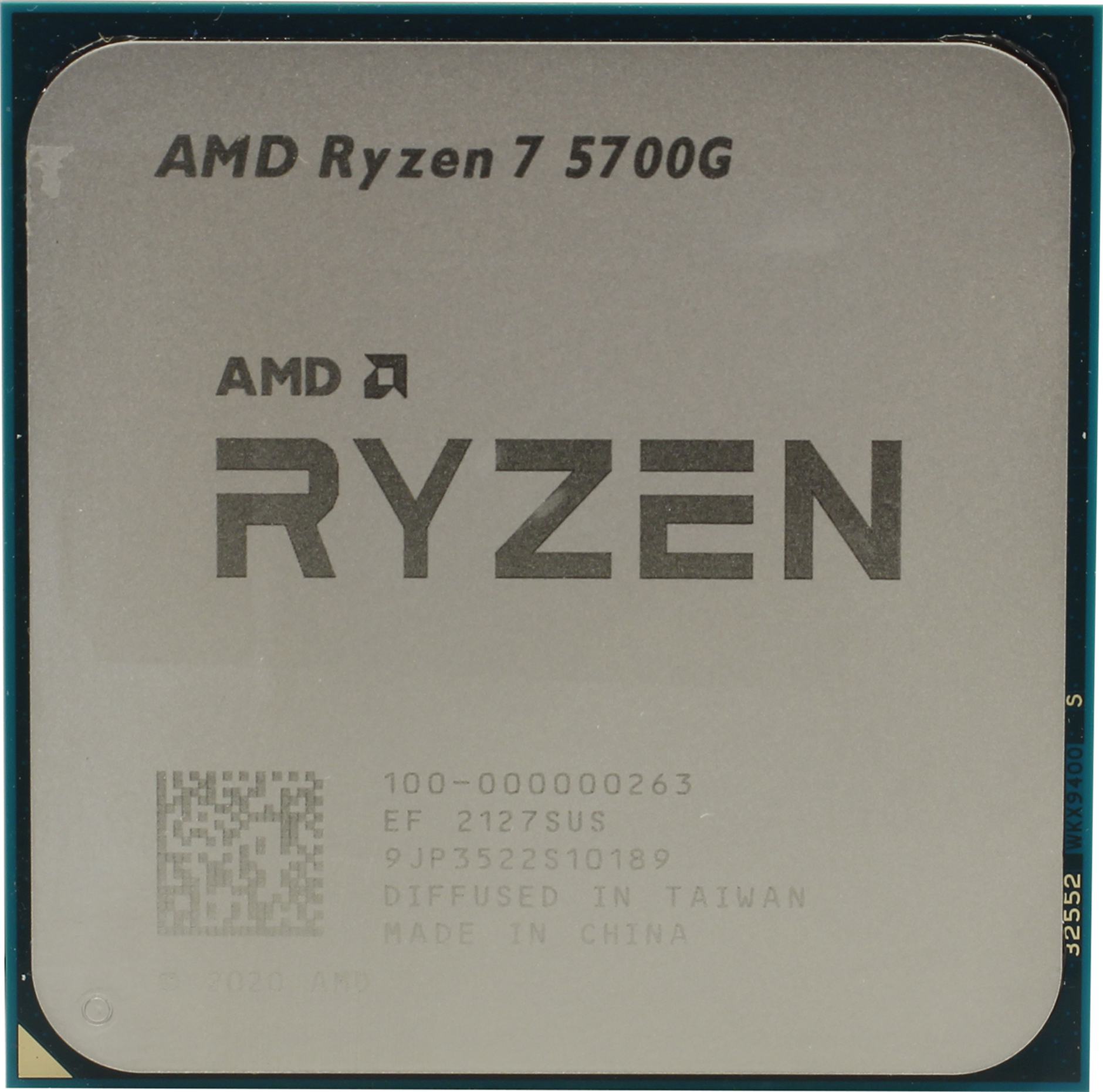 Процессор AMD Ryzen 7 5700G, 3.8GHz, AM4, 8 cores, SVGA, OEM