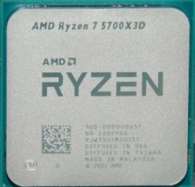 Процессор AMD Ryzen 7 5700X3D, 3.0GHz, AM4, 8 cores, OEM
