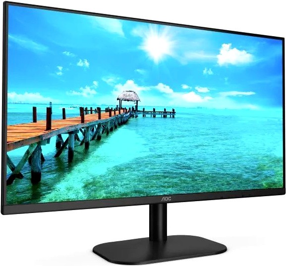 Монитор 23.8" AOC 24B2XD, 1920x1080, IPS, 75Hz, Speakers (VGA, DVI)