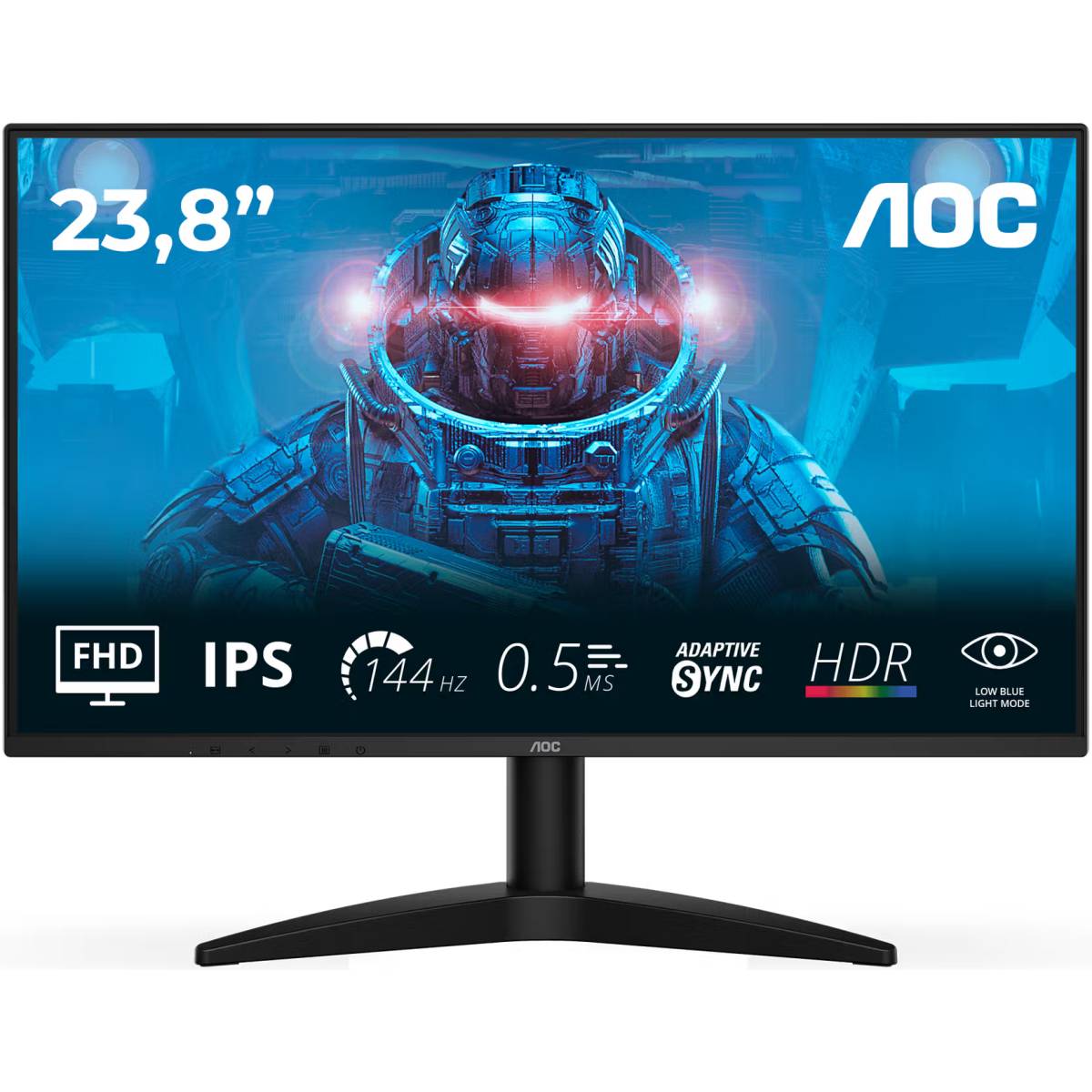 Монитор 23.8" AOC 24B36X, 1920x1080, IPS, 144Hz, (HDMI, VGA)