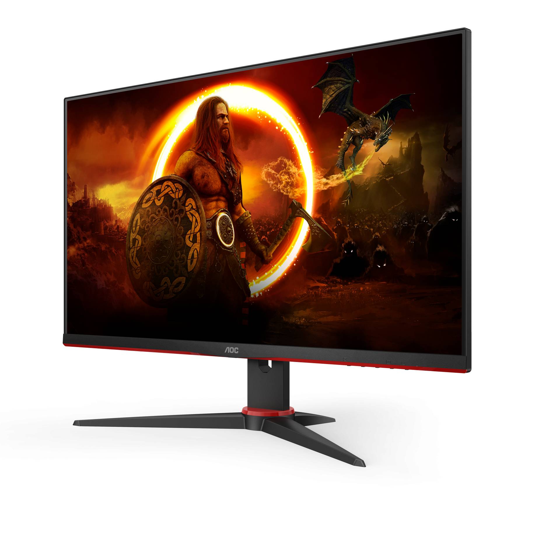 Монитор 23.8" AOC 24G2SPAE, 1920x1080, IPS, 165Hz, Speakers (VGA, 2xHDMI, DP)