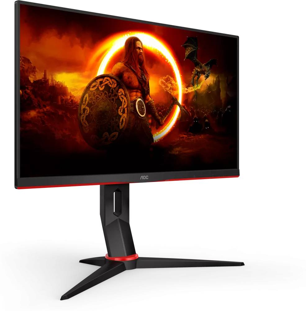 Монитор 23.8" AOC Q24G2A, 2560x1440, IPS, 165Hz, Speakers (HDMI, DP)