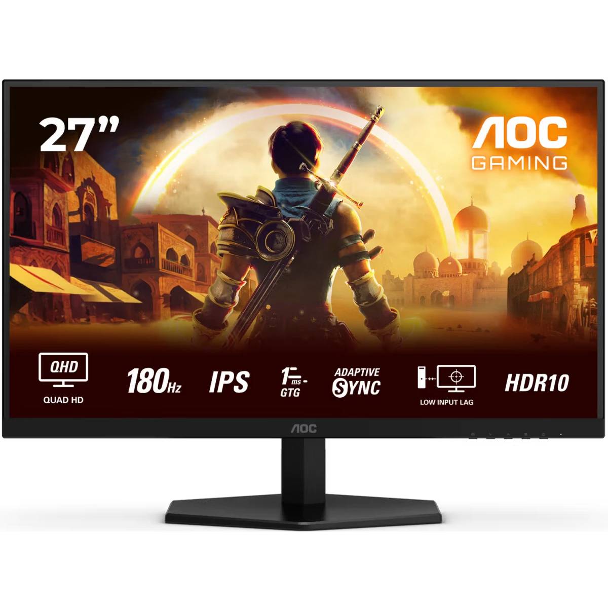 Монитор 27" AOC LCD Q27G42XE, 2560x1440, IPS, 180Hz, Speakers (2xHDMI, DP)