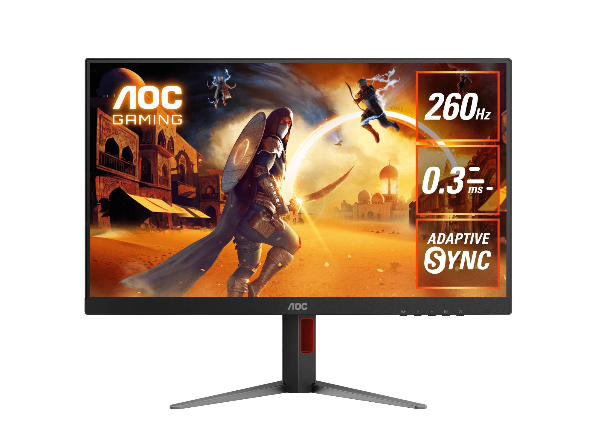 Монитор 27" AOC Q27G4Z, 2560x1440, IPS, 260Hz, Speakers (2xHDMI, DP)