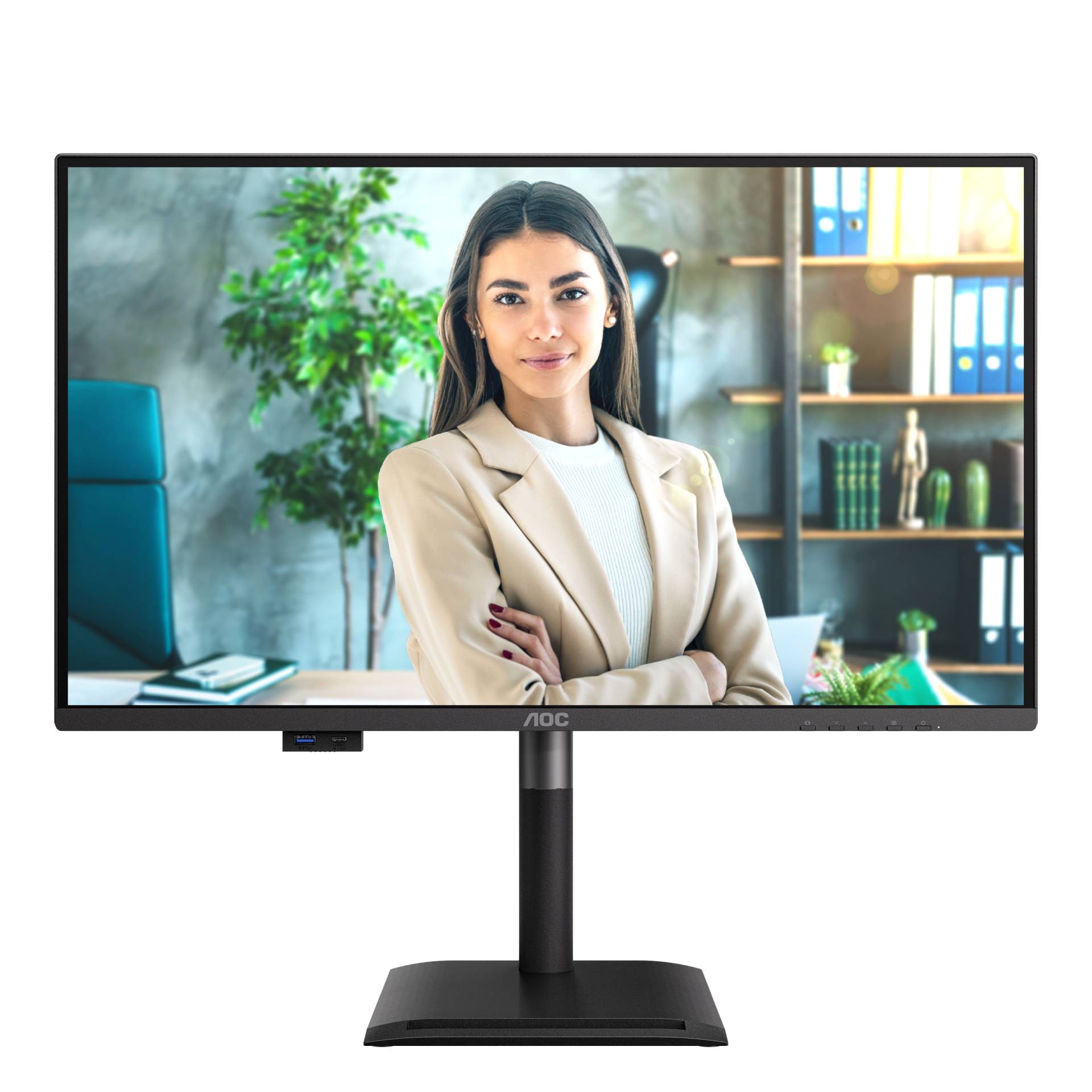 Монитор 27" AOC Q27P4U, 2560x1440, IPS, 120Hz (2xHDMI, DP)
